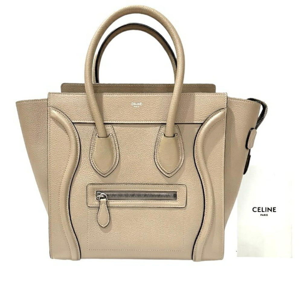 Celine Luggage Micro Handbag Dune